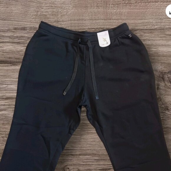 New Xersion Studio Jogger sweatpants High-Rise womens Black Size OX / 36"x30" - Picture 3 of 12